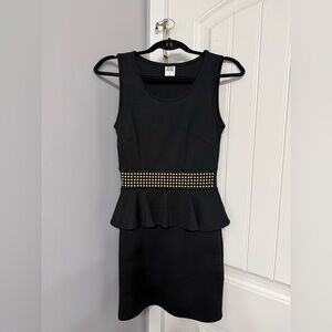 Vero Moda Black Peplum Style Dress